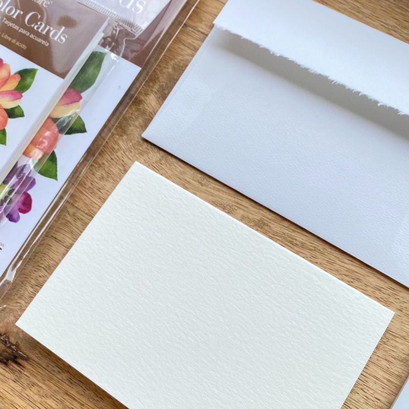 Strathmore Watercolor Cards, 5x6.875 inches, 100 Pack,  Envelopes Included - Custom Greeting Cards for Weddings, Events, Birthdays  : Everything Else
