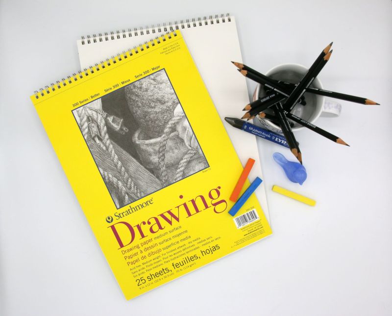  Strathmore 300 Series Drawing Pad, 18x24 Wire Bound