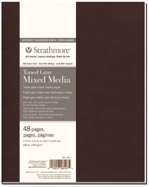 400 Series Toned Mixed Media Gray Softcover Art Journal