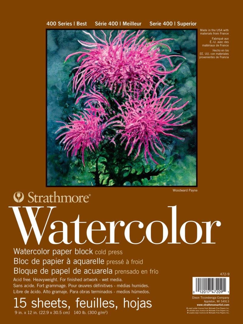 Strathmore Art Journal 400 - Watercolor Sketchbook Aquarell, 24S, 300g