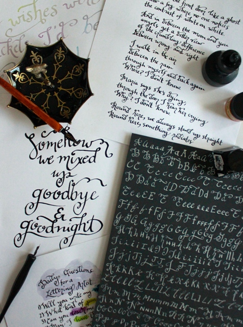 Calligraphy by Marzi