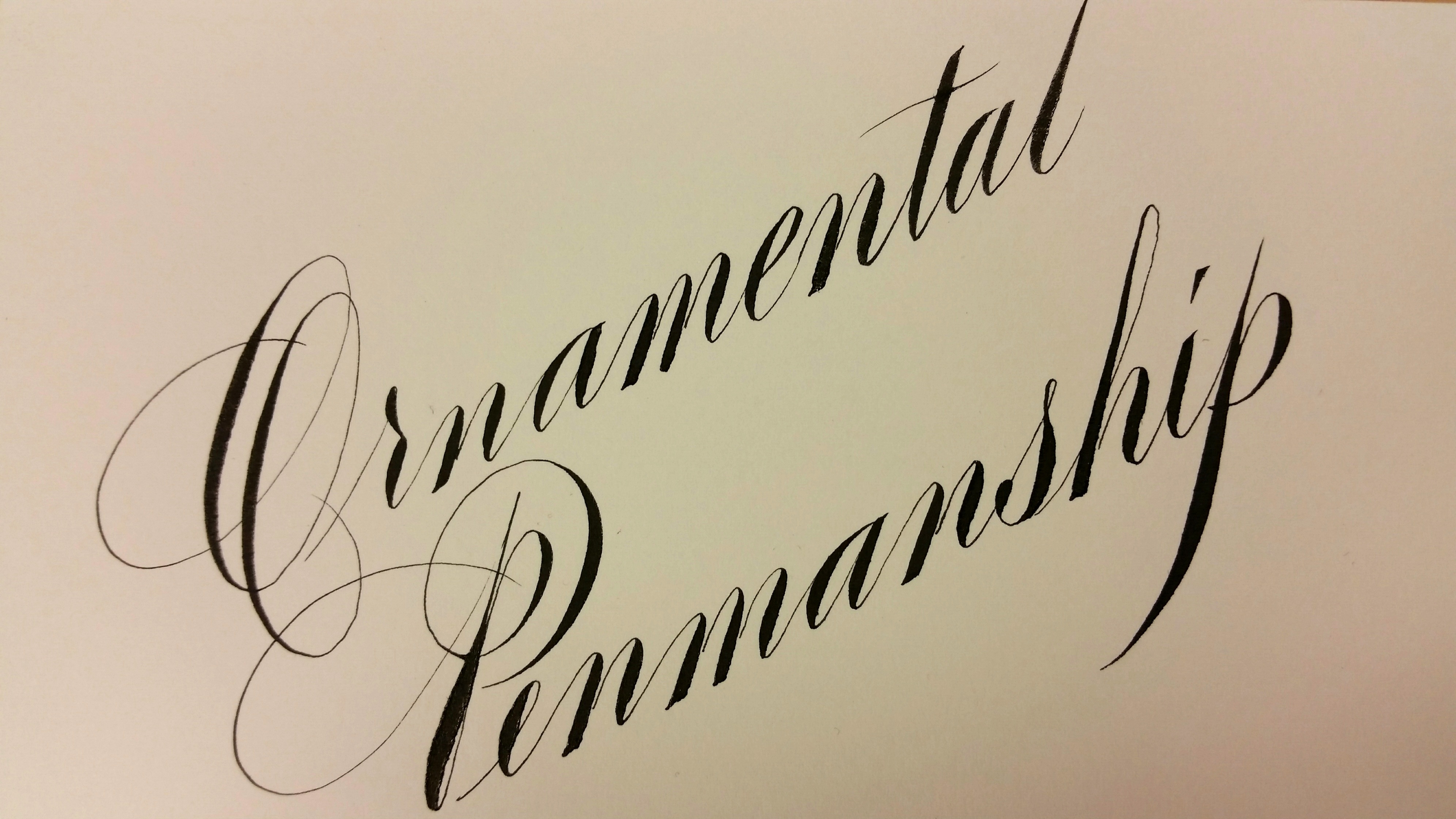 Ornamental Penmanship